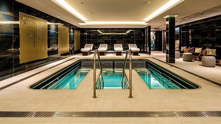 The hydrotherapy pool, Spirit of Adventure